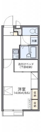 レオパレスひまわりの物件間取画像